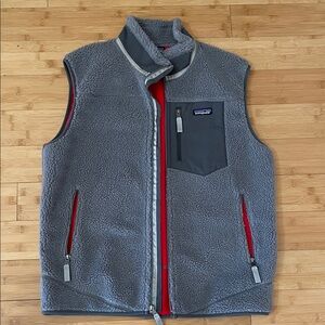 Patagonia Gray Fleece Vest for Men